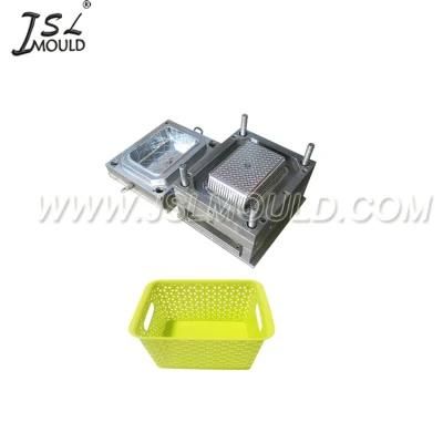 Injection Plastic Storage Rattan Basket Mold
