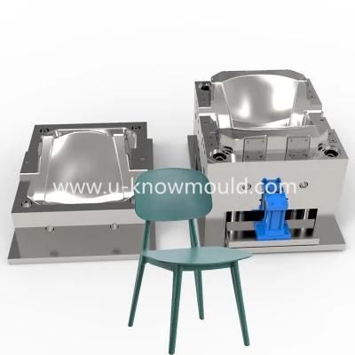 Colourful Outdoor Leisure Bistro Dining Chair Mold Plastic Chair Mould