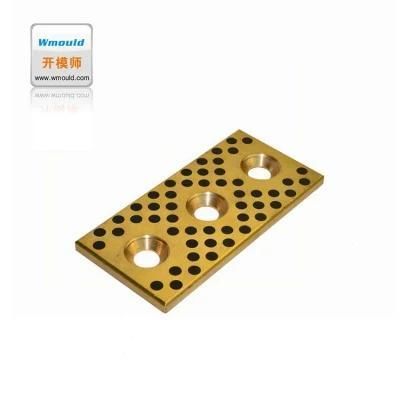 Customs High Strength Bronze Graphite Wear Plate Oil-Free Plain Wear Plate Oilless Brass ...