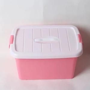 Supermarket Supplier Storage Container 18L Storage Box Plastic with Locks