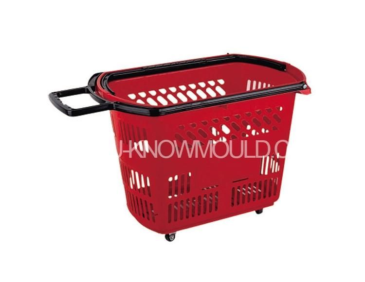 Plastic Shopping Basket Injection Mould with Handle Basket Mold