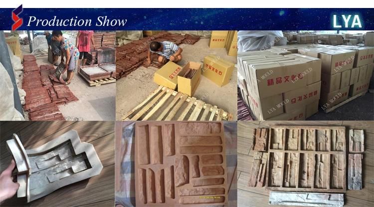 2018 Hot Selling Silicone Veneer Concrete Wall Artificial Stone Molds