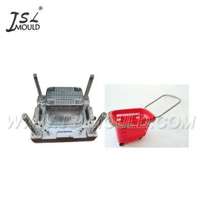 High Quality Plastic Shopping Basket Trolley Mould