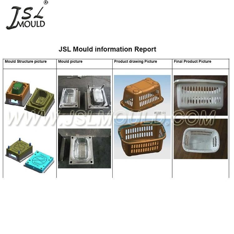 High Quality Injection Plastic Laundry Basket Mold