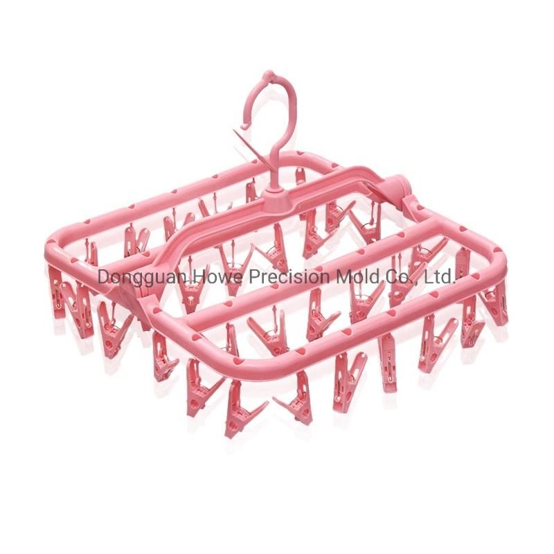 Custom ABS Plastic Injection Tooling for Multi-Layer Jeans Hanger Rack