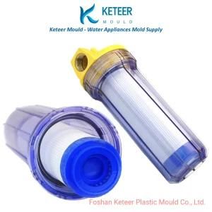 Plastic Injection Mold for Transparent Plastic Water Filter Housing and Bottle Mould