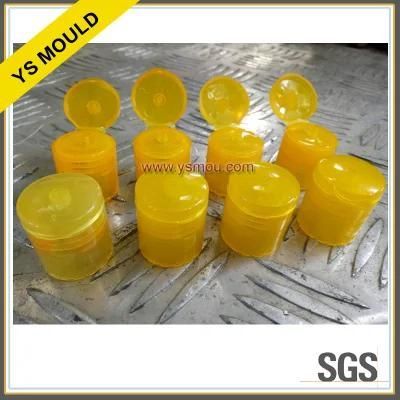 4 Cavities Plastic Injection Automatic Demoulding Flip Cap Mold