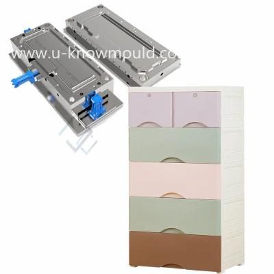 Plastic Free Combination Storage Cabinet Mold Drawer Injection Mould