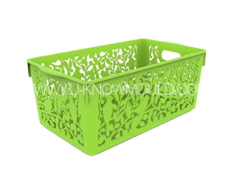 Storage Basket Inejction Mould Plastic Hollow Basket Mold