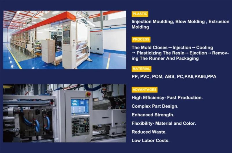 Custom Molded Injection High Quality Plastic Molded Products Enclosure, Plastic Stopper, Plastic Tube