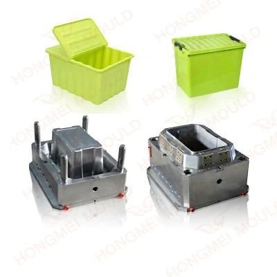 Household Injection Molding Mould Making About Plastic Storage Box Mould Industrial Lid ...