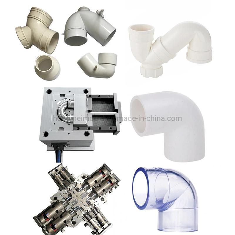 Plastic OEM PVC Pipe Tee Fittings Mould Industry Pipe Injection Mold for Reducing Tee Plastic Compression Fittings