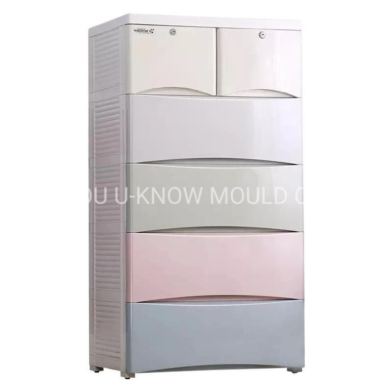 Plastic IML Muliti-Layer Cabinet Injection Mould Household Lockers Injection Mold