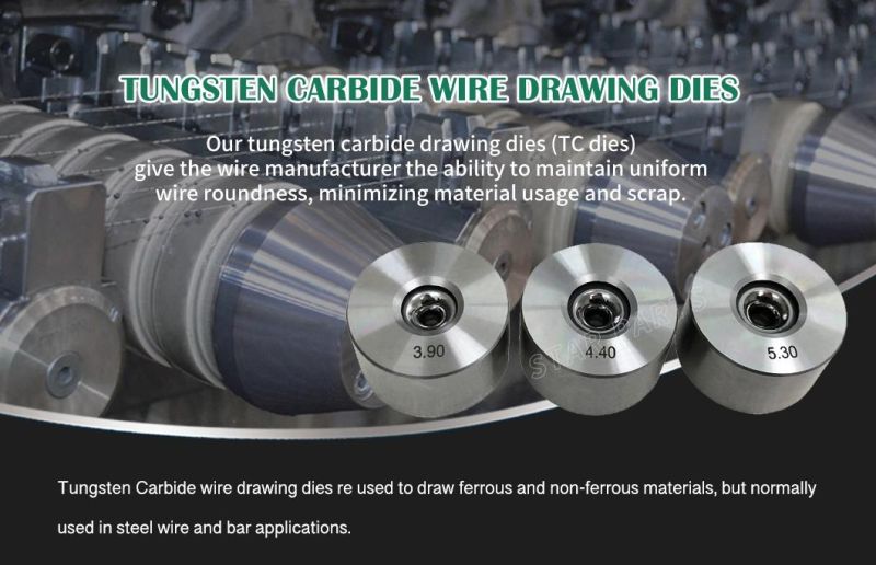 Tungsten Carbide Wire Drawing Dies Metallic Wire to The Required Diameter