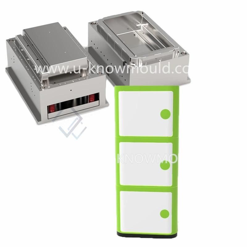 Long Mold Life Top Design Plastic Drawer Injection Mould