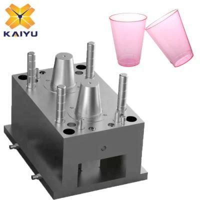 Disposable Thin Wall PS Plastic Transparent Beer Cup Injection Mould