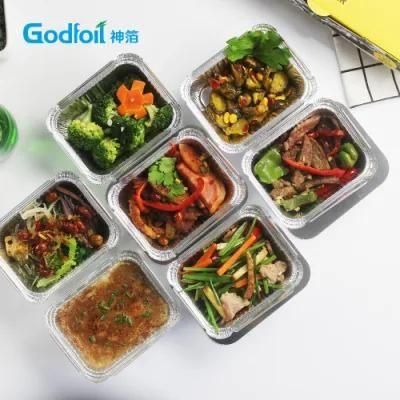 Food Grade Disposable Aluminum Foil Pan Baking Roasting Take out Food Containers
