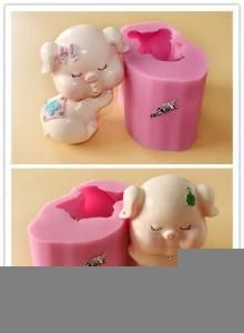 R1479-80 Pig Year Animal Silicone Soap and Candle Mold