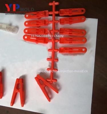 PP/ABS/PS/PC/Acrylic Injection Mould Plastic Injection Molding Dryng Clothes Clip Mold for ...
