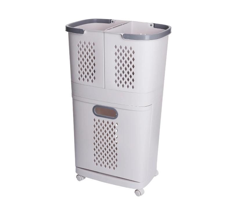 Plastic Dirty Cloths Basket Injection Mould Plastic Landury Basket Mold