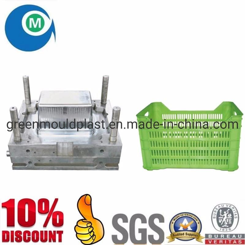 OEM Injection Plastic Fish & Vegetable Crate Mould Maker