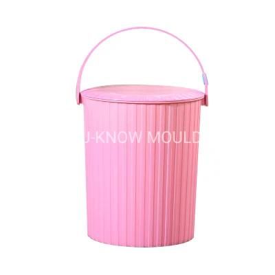 Customized Plastic Kitchen Bucket Injection Moudl with Cover Bucket Mold