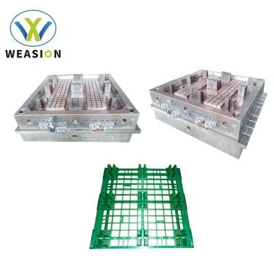 Single Faced Well Experienced Customized Plastic Injection Logistics Tray Pallet ...