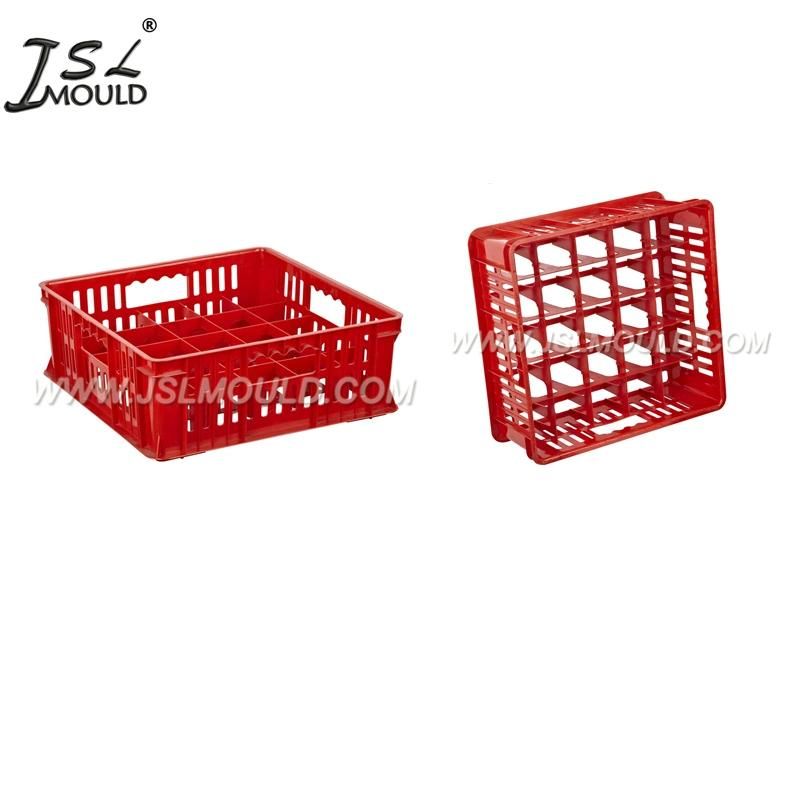 High Quality Plastic Wine Bottle Storage Crate Mould