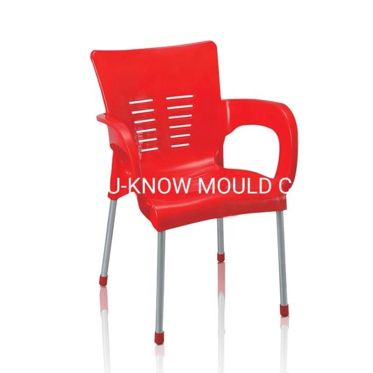 Chair Molding Wth Aluminum Legs Pladtic Steel Pipe Legs Chair Mold