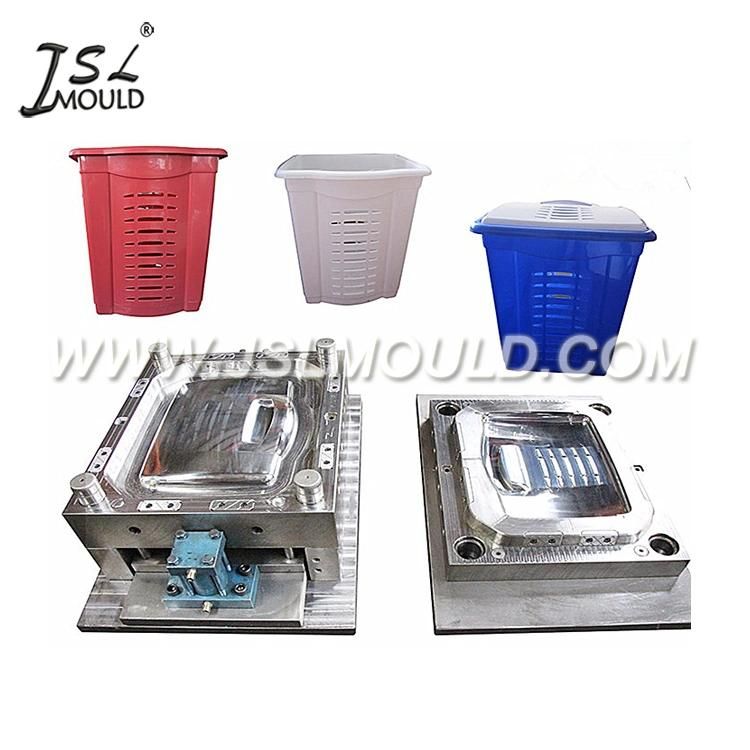 Quality Injection Plastic Rattan Style Trash Can Mould