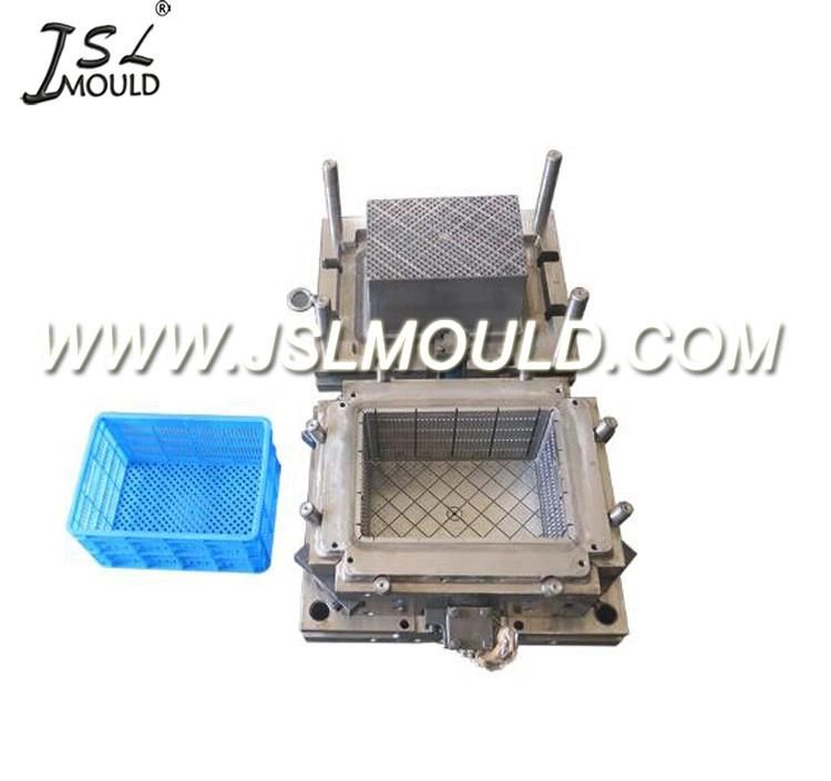 Injection Plastic Mesh Design Crate Mould