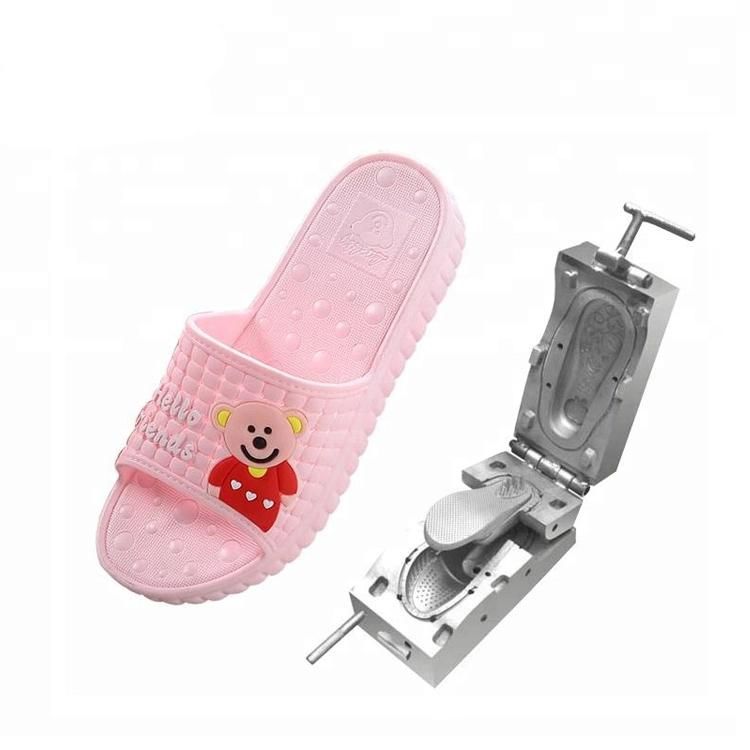 Monthly Deals Customized Lady Beach Flip Flop Plastic Molds Hot Sale Sandal Mould PVC Air Blowing Slipper Mold