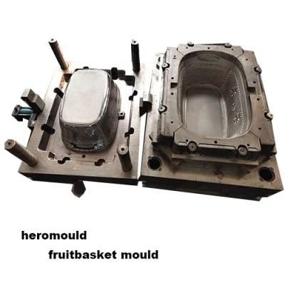 Plastic Injection Mold Plastic Storage Basket Mould Plastic Laundry Basket Mould Heromould