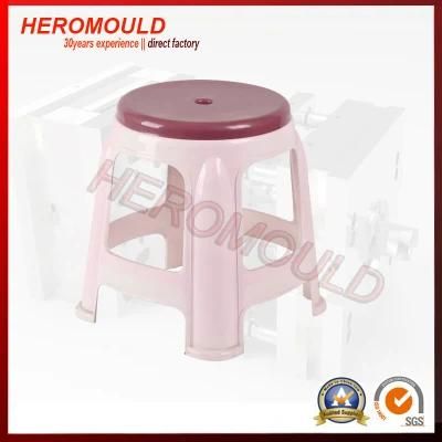 High Quality Plastic Short Round Stool Mould From Heromould