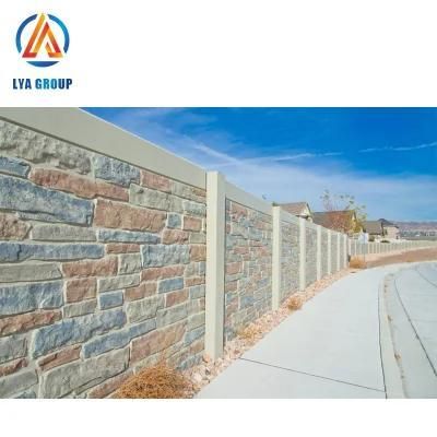 Decorative Brick Wall Form Precast Concrete Hurricane Fence Mold
