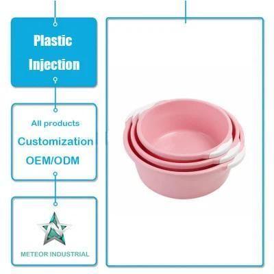 Customized Plastic Products Thick Double-Ear Washbowl Washbasin Plastic Injection Molding