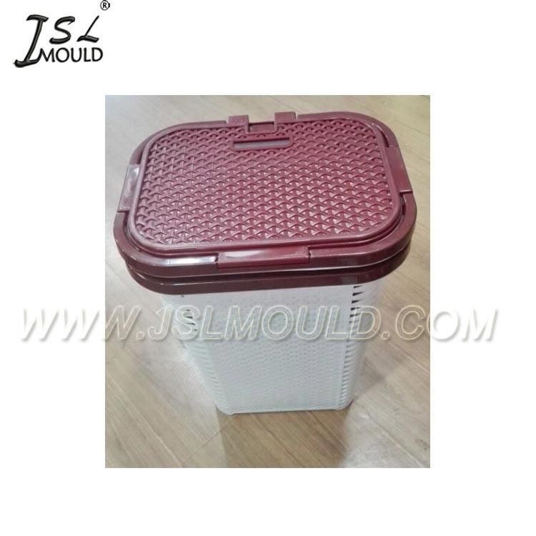 Taizhou Injection Plastic Rattan Laundry Basket Mould