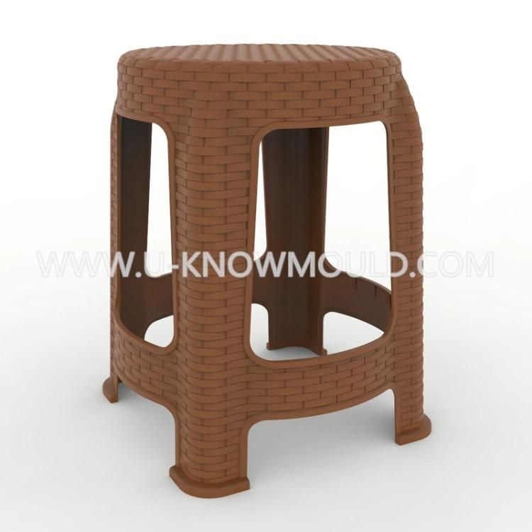 High Quality Plastic Rattan Stool Mold/Plastic Stool Injection Mould