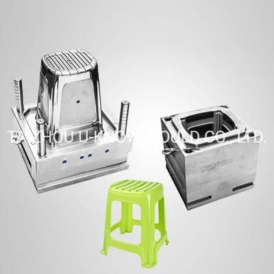 Thickened Plastic Stripe Stool Injection Mould Taizhou Furnirure Mold Manufacturer