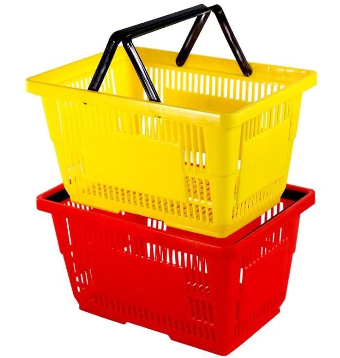 S136 Plastic Injection Mold for Plastic Shopping Basket with Two Handles