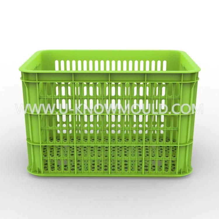 Plastic Turnover Box Mold Rectangular Crate Mould for Fruit Vegetable