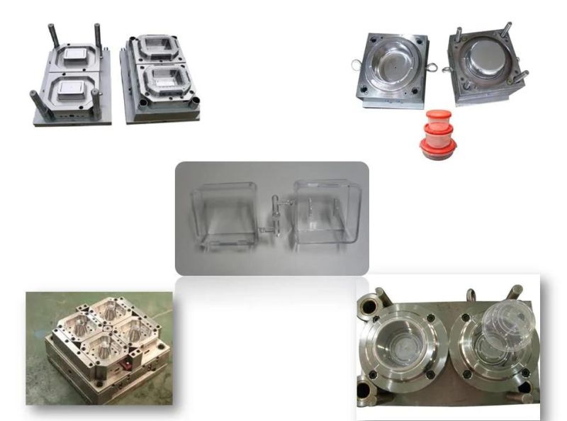 Custom Design Plastic Injection Mould for TPE HDPE Material Container