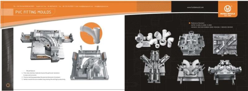 Custom Plastic Preform Mold CPVC Pipe Fitting Injection Mold