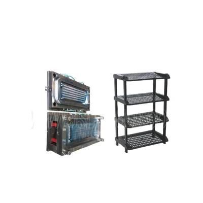 Taizhou Custom Made Injection Heavy Duty Plastic Storage Shelf Mould