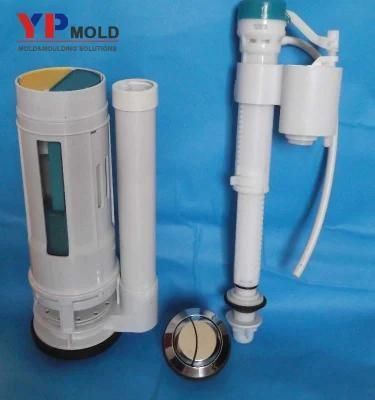 High Precision Bathroom Toilet Cistern Fittings Dual Flush Valve Injection Mold Supplier