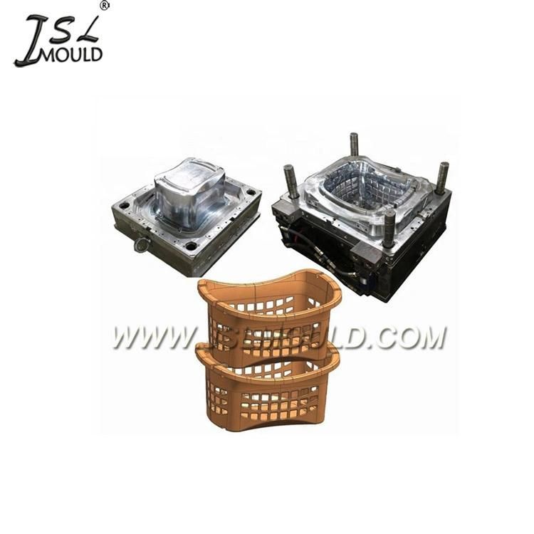 Rattan Plastic Laundry Storage Basket Mold