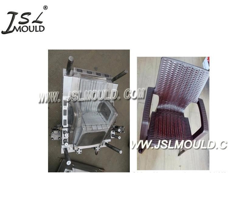 Taizhou Professional Quality Injection Rattan Plastic Chair Mold
