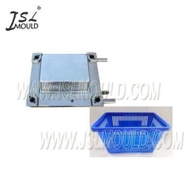Injection Plastic Supermarket Basket Mould