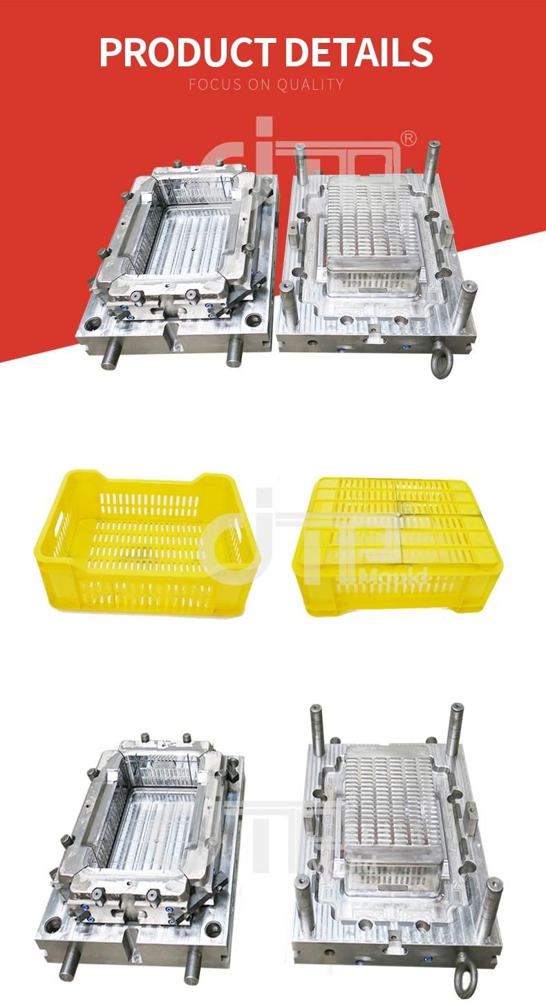 New Design High Quality of Plastic Injection Vegetables Crate/Box Mould