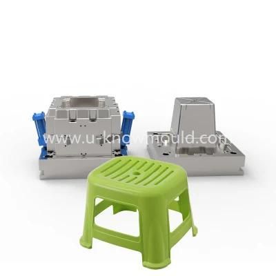 Children Plastic Sitting Stool Mold Rectangle Stool Injection Mould